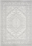Converge White Grey Elegant Traditional Rug